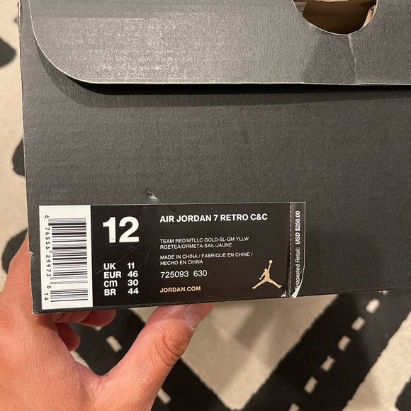 Jordan 7 retro champion pack cigar size 12 brand new - Picture 2 of 5